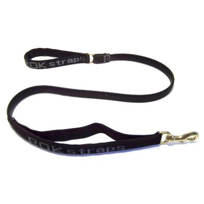 ROK Straps Stretch Dog Leash, Black, Medium