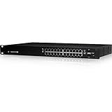 Ubiquiti Networks Edgeswitch 24 Gigabit RJ45 Ports, Mounts, DC Power, (ES-24-LITE)
