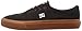 DC Men's Trase TX Skate Shoe, Black/Gum, 8 M US