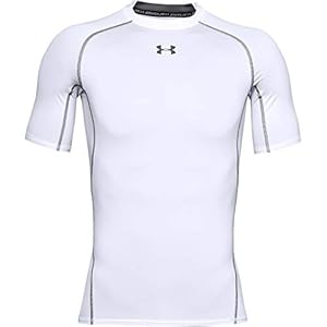 Under Armour Men’s Ua HeatGear Short Sleeve Compression Undershirt for Exercise, Men’s Gym Top with HeatGear Fabric