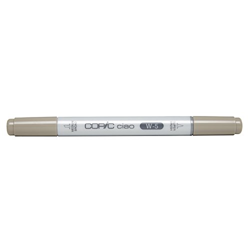 Copic Markers W5 Ciao with Replaceable Nib, Warm Gray No.5