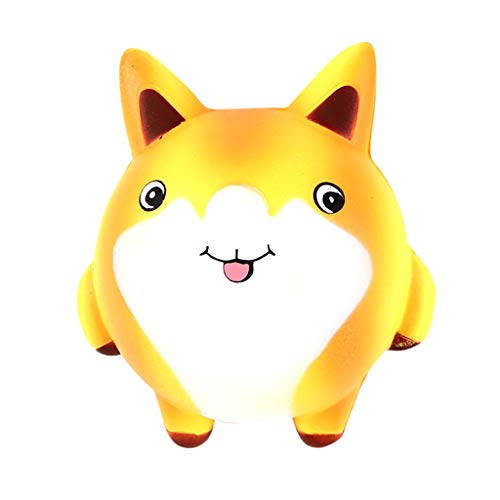 Squishies Cartoon Fox Squishy Slow Rising Scented Squeeze Stress Relief Toys Gifts by Mikilon (Yellow) - Thumbnail 5