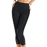 Leonisa Seamless Shapewear High-Waisted Butt Lifting Capri or Shaper Shorts Thigh Slimmer Girdle for Women Tummy Control