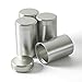 Tea Tins Canister set with Airtight Lids Home Kitchen Canisters for Tea Coffee Sugar Storage Loose Leaf Tea Tin Containers storage(Silver Tea Canisters- 4PC)