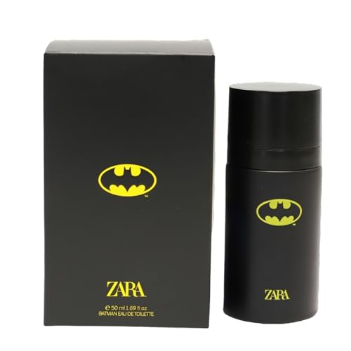 Zara Batmen DC Comic Cologne for Kids Bold & Adventurous Amber Fragrance with Mandarin Musk & Spicy Notes Scent Perfume Eau de Toilette EDT 50ml (1.69 fl. oz)