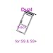 PHONSUN Dual SIM Card Tray for Samsung Galaxy S9 G960 & S9+ Plus G965 (Midnight Black)