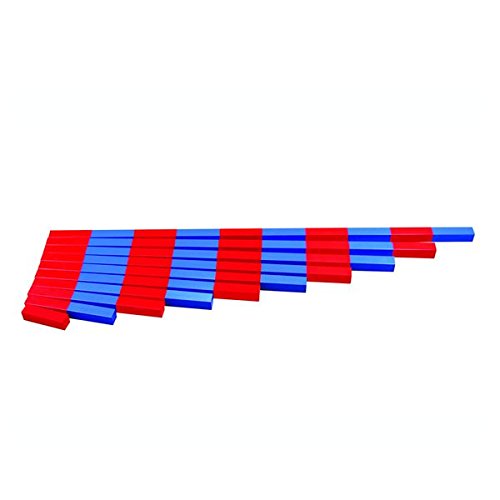 Montessori Math Materials Numerical Rods for Preschool Early Learning Tool