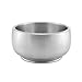 Avanchy Baby Bowls with Suction and Storage Lids Set. Babies Kids Toddler Boys Girl First Food Feeding. Fits Feeding High Chair Table. Stainless Steel, Blue