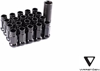 Varrstoen VT48 12X1.5 Black Open End Lug Nuts (20PC)