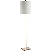 Safavieh Lighting Octavius Brass Gold 61-inch Floor Lamp (LED Bulb Included)