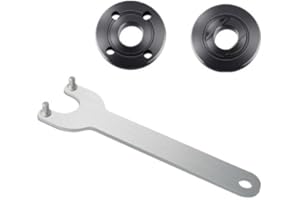 BRAVECOW Grinder Flange Angle Wrench Spanner Metal Lock Nut Kit 3 Pcs for Dewalt Milwaukee Makita 193465-4 Bosch Black Decker