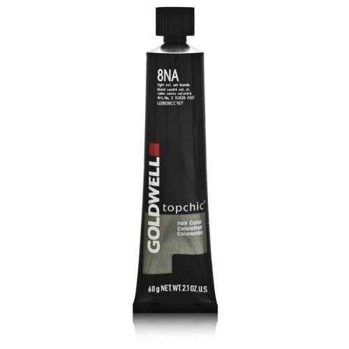 Goldwell Topchic Professional Hair Colour, 8NA Light Nat. Ash Blonde 60ml