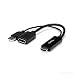 StarTech.com 4K 30Hz HDMI to DisplayPort Video Adapter w/ USB Power - 6 in - HDMI 1.4 (Male) to DP 1.2 (Female) Active Monitor Converter (HD2DP) primary
