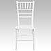 Flash Furniture 2 Pack HERCULES Series White Wood Chiavari Chair