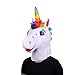 Lepy Unicorn Mask Halloween Costume Latex Unicorn Animal Horse Mask Adult Size - Color (Colorful)