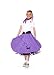 Poodle Skirt for Girls Size Small 4/5/6 Purple