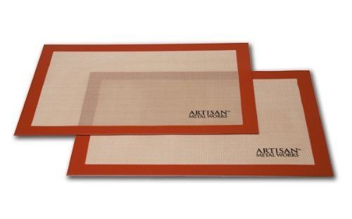 Artisan Non-stick Silicone Baking Mat Set, 16 5/8 X 11- 2 Pack