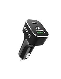 Cargador de coche USB C PD 63W, ZeaLife 45W tipo C para portátil y cargador de teléfono USB 18W QC 3.0 compatible con iPhone Xs, iPad Pro, Galaxy S9 S8, Pixel XL, Dell XPS 13, MacBook 2018