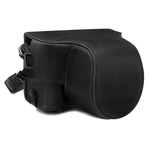 Megagear MG1750 Ever Ready Leather Camera Case Compatible with Canon EOS M6 Mar…