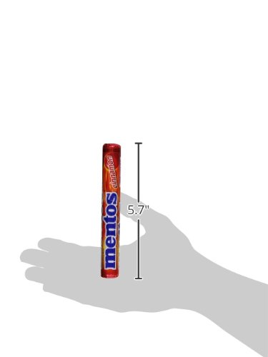 Mentos Halloween Trick or Treat Candy, Mint Chewy Roll, Cinnamon, Individually Wrapped Bulk Candy for Adults & Kids, Party, Non-Melting, 14 Count (Pack of 15)