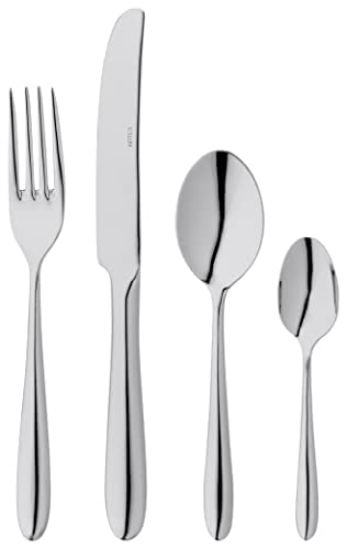 Stellar Winchester BW48 16-Piece Set Stainless Steel Cutlery for 4 Place Settings in Gift Box, Dishwasher Safe