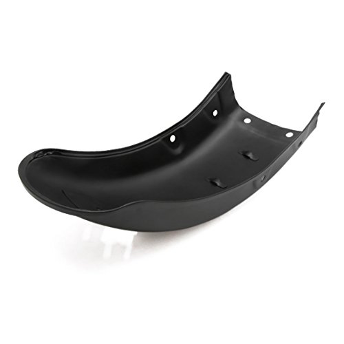 uxcell Black Metal Motorcycle Rear Fender Splash Guard Mud Flap Mudguard for GN125