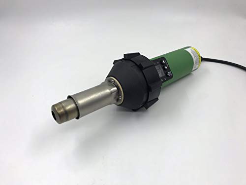 1600W Digitally Controlled Heating Gun Plastic Welding Gun PVC TPO Roofing Welding Hot Air Gun Plastic Flooring Welding Gun (With Roofing kit)