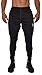 YoungLA Original Soccer Pants for Men and Women | Training Joggers Fitted Sweatpants | Tapered Workout Gym 201 Large blk/wht