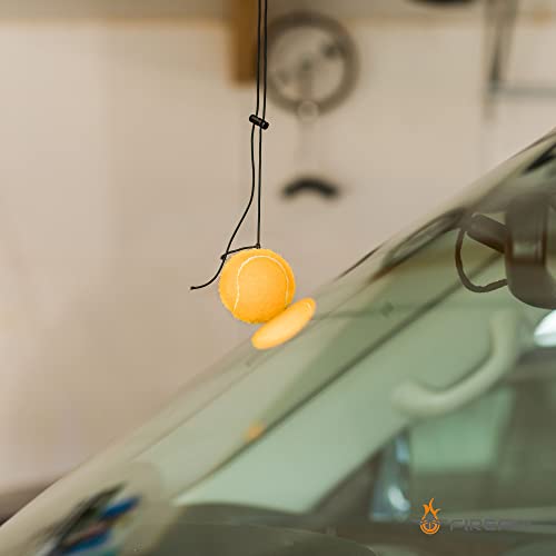 Firefly 2Pack Garage Parking Guide Tennis Ball Car Stopper on a String