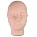 Dreamhair Soft Skin Massage and Makeup Face Fine Quality Makeup Trainning Mannequin Head with Eyes on It for Eyelash Practice