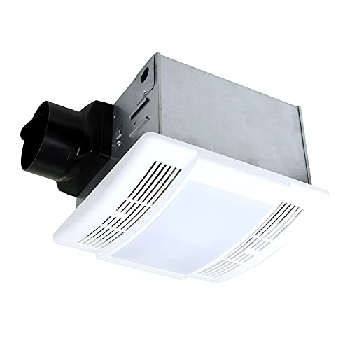 Ultra Quiet Bathroom Exhaust Fan with LED Light 90CFM 1.5 Sone Bathroom