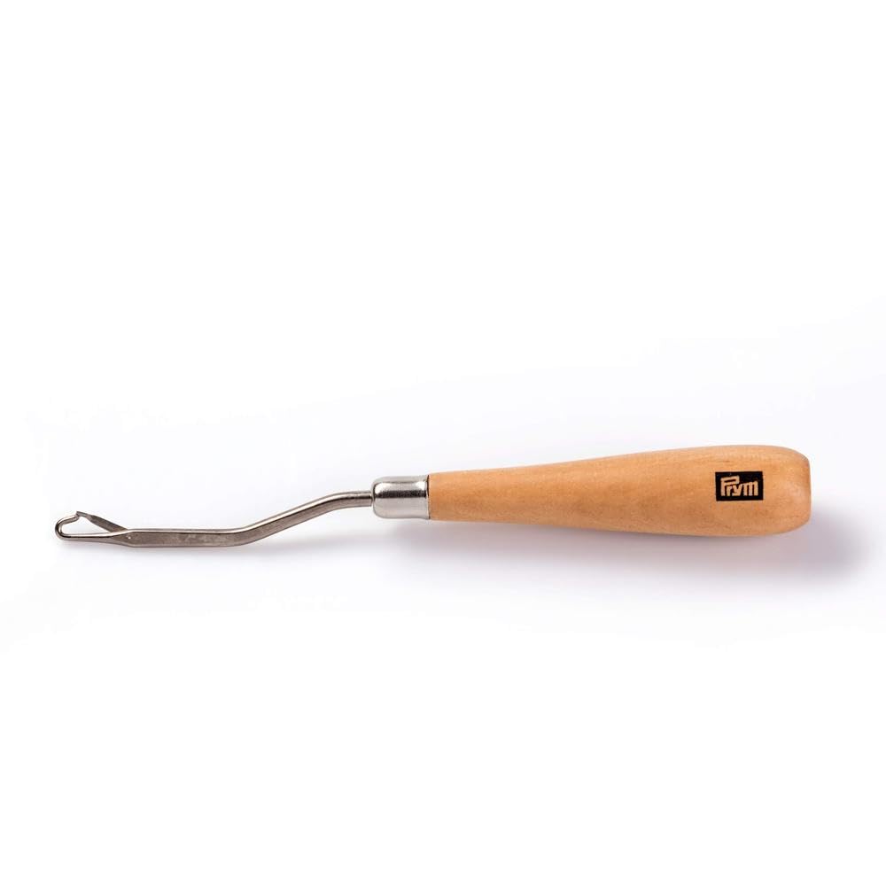 Prym Latch Hook, Wool, Silver, Brown, Feinsmyrna, Natur, 1 Stück, KTE