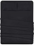 Utopia Bedding 3-Piece Twin Bed Sheets Set (Black)