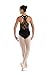 DanzNmotion by Danshuz Women's Lace Back Straps Leotard