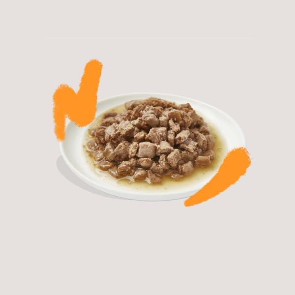 Ração húmida Edgard Cooper para gatos, adultos, galinhas, 85g x 18, ração esterilizada e ativa para gatos, sem cereais, ingredientes naturais, hipoalergénica, sem açúcares adicionados