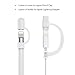 Apple Pencil Cover, TitanFan Protective PencilCap and a LightingCap,FoodGrade Silicone.Glow in the Dark , 2 Sets(Clear Light Pink)