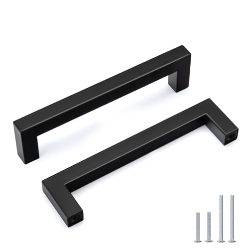 Goldenwarm 5 in Matte Black Cabinet Handles