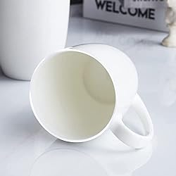 Upscale Coffee Mug Set, Fine Bone China Coffee Cups
