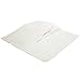 BodyMed Headrest Paper Tissue Sheets - 12 x 12 Squares with Nose Slit for Chiropractic Exam Table or Massage Table - White - 1000 per Box primary