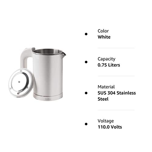 0.5L Portable Electric Kettle, Mini Travel Kettle, Stainless Steel