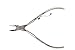 Mundial 577 Cuticle Nippers: Quality Carbon Steel Nipper, Versatile & Sturdy, 4.3 Inch Full Jaw Cuticle Cutters, Super Sharp & Precise, Designed for Both Left and Right Hand Use