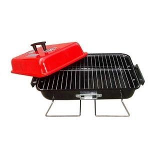 GosFrid Round Barbeque Folding with Legs with 5 Skewers BBQ Charcoal Grill