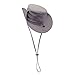 OMECHY Waterproof Outdoor Bucket Mesh Hat Summer UV Protection Sun Cap Boonie Fishing Camouflage Hat,Grey