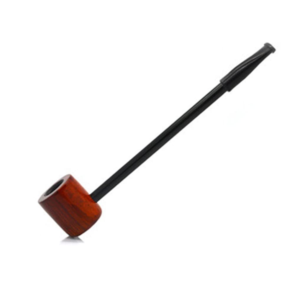 Photo 1 of 1 PCS Tobacco Pipe Classical Smoking Pipe Smoking Wooden Pipe Cigar Pipes for Men Brothers Your Friends