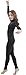speerise Women's Jumpsuits Long Sleeve Zipper Turtleneck One Piece Bodycon for Yoga Clubwear