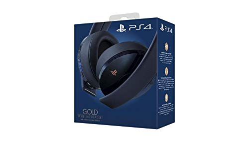 PlayStation Casque Sans Fil pour PS4 - Gold/Navy Blue