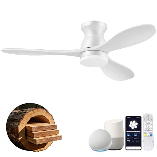 cumilo Smart Flush Mount Ceiling Fan
