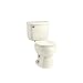 KOHLER K-4775-96 Brevia Round Toilet Seat with Quick-Release Hinges And Quick-Attach Hardware For Easy Clean, Biscuit