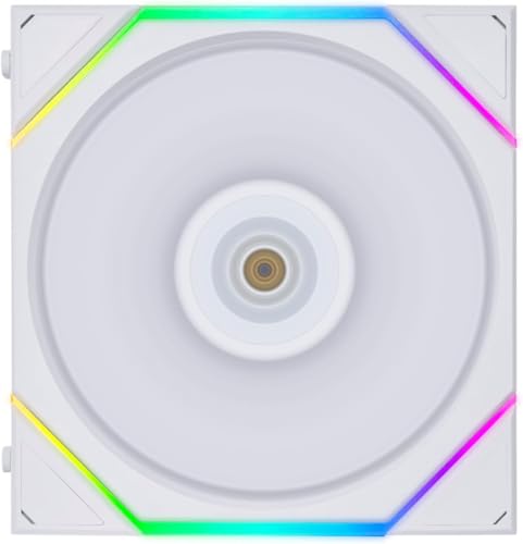 Lian Li UNI FAN TL Series Lüfter, Dreierpack, Inklusive Controller, Standard Blade, Daisy-Chaining, Fluid Dynamic Bearing, 120mm, Weiß 2