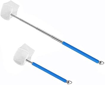Amazon 鑑賞魚用 伸縮ステンレスミニ網 メダカ 水槽漁網 フィッシュネット ネット 網目細かい エビ 熱帯魚 シュリンプ 小型熱帯魚 ブルー Toptry 網 ネット 通販